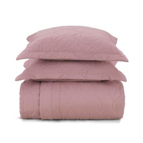 Cubrecama Karsten Liss Súper King 180 hilos Rosa