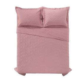 Cubrecama Karsten Liss Súper King 180 hilos Rosa