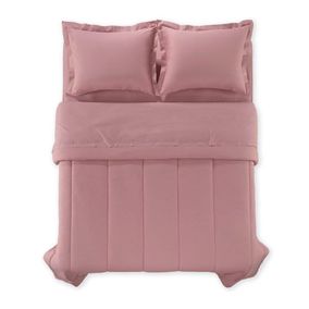 Plumón Karsten Liss 2 plazas 180 hilos Rosa