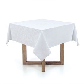 Mantel Karsten Arbela 140 x 140 Blanco