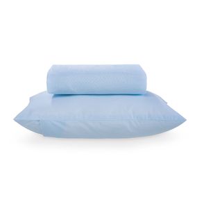 Juego de sábanas Karsten de cuna Mundo Azul