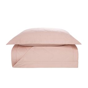 Cubrecama Karsten Domos 1.5 plazas 270 hilos Rosa