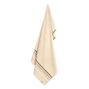 Sábana de baño Karsten Lumina 500gr 86 x 150 cm Beige/Marrón