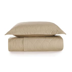 Cubrecama Karsten Liss 1.5 plazas 180 hilos Beige