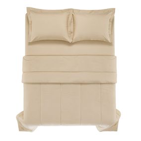 Plumón Karsten Liss 1.5 plazas 180 hilos Beige