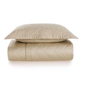 Cubrecama Karsten Domos 1.5 plazas 270 hilos Beige