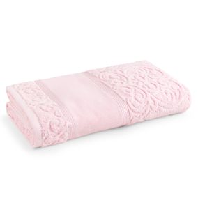 Toalla de visita para bordar Karsten Melina II Rosa