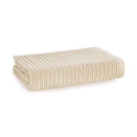 Manta de microfibra Karsten Linhares Beige