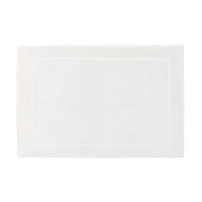 Piso de baño hotelero Karsten Juliet 680gr 48 x 70 cm Blanco