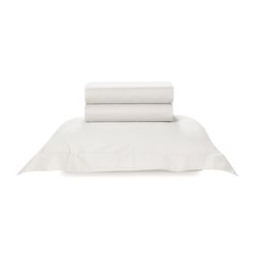 Juego de sábanas 1.5 plazas 300 hilos Bossa Blanco
