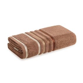 Toalla de baño Karsten Lumina 70x140 cms Terracota/Marrón