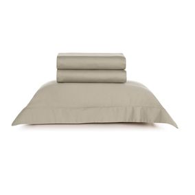 Juego de sábanas 1.5 plazas 300 hilos Bossa Beige