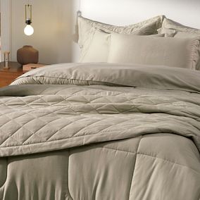 Juego de sábanas 1.5 plazas 300 hilos Bossa Beige