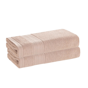 Juego 2 Toallas de Baño Karsten Empire 380gr Rosa